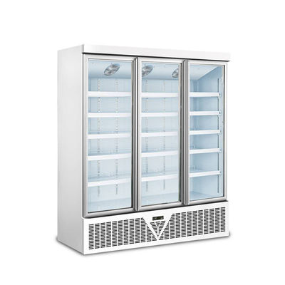 ตู้แช่เย็นประตูกระจกเชิงพาณิชย์ 1600L 800W ตู้โชว์กระจก