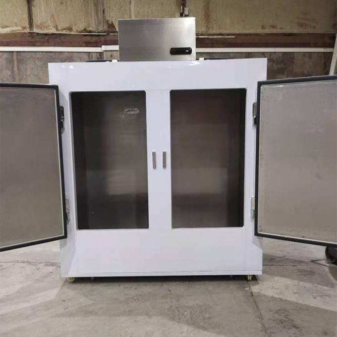Digital 650L 2 Doors Ice Storage Bin -10 ℃ Direct Cooling 0