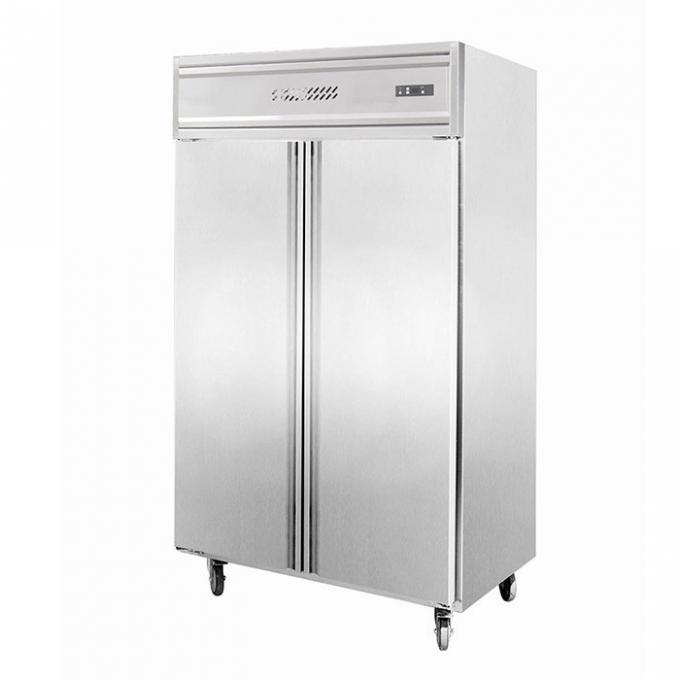 R404A 450W ตู้แช่ตู้เย็นสแตนเลสเชิงพาณิชย์ 0