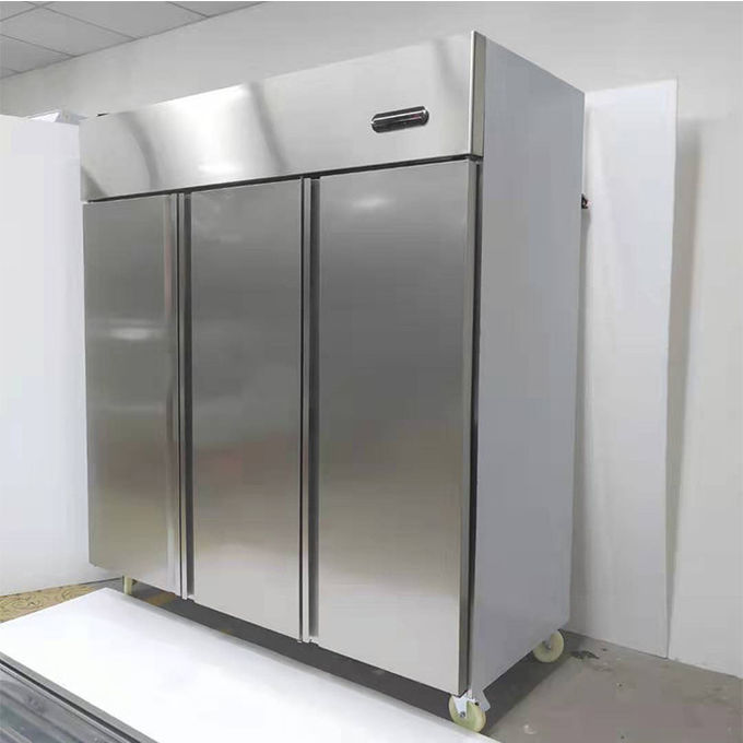 ODM R134A ตู้แช่ตู้เย็นสแตนเลสเชิงพาณิชย์ 0