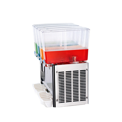 เครื่องจ่ายน้ำผลไม้แช่เย็นสแตนเลสสำหรับเครื่องดื่มเย็น 280W