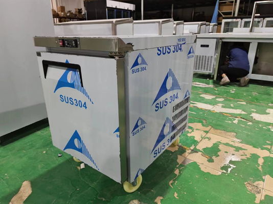 โต๊ะเคาน์เตอร์สไตล์อเมริกัน โต๊ะเคาน์เตอร์สแตนเลส 1 ประตู 110V/60Hz