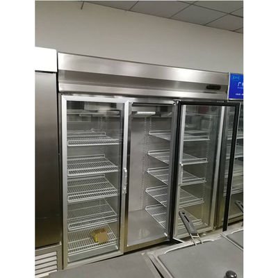 ตู้แช่ตู้เย็นสแตนเลสเชิงพาณิชย์ 110W 1500L