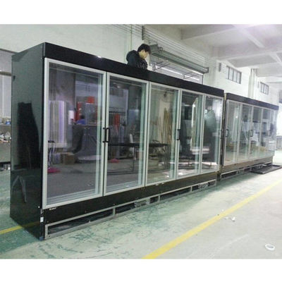 ประตูกระจก 380V อุปกรณ์ทำความเย็นซูเปอร์มาร์เก็ต