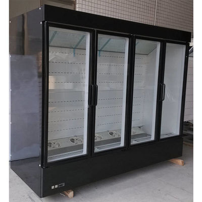 ตู้แช่เครื่องดื่มแก้ว Multideck 380V 1600L สำหรับซุปเปอร์มาร์เก็ต