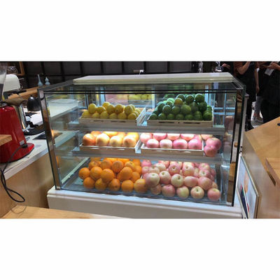 กระจกสามชั้นหินอ่อนเสร็จสิ้น CE Bakery Display Cooler