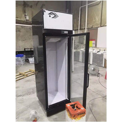 พัดลมระบายความร้อน 450L ตู้เย็นร้านสะดวกซื้อสำหรับผลิตภัณฑ์นม