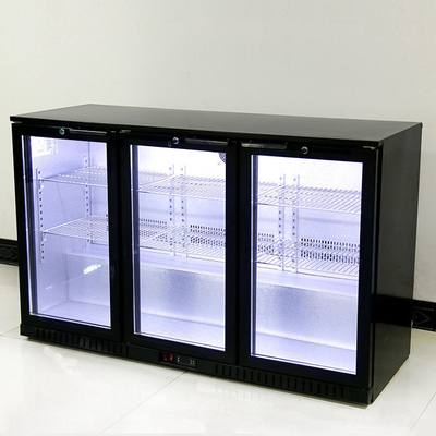 330L R134A ใต้เคาน์เตอร์บาร์คูลเลอร์ 2 ประตูสวิง 220 วัตต์ 220-240V