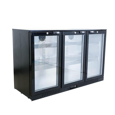 330L R134A ใต้เคาน์เตอร์บาร์คูลเลอร์ 2 ประตูสวิง 220 วัตต์ 220-240V