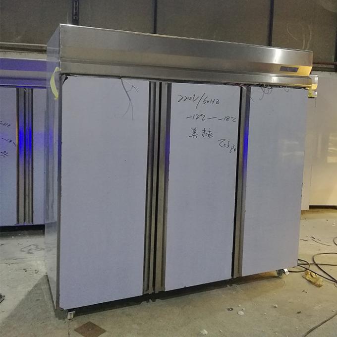 ODM R134A ตู้แช่ตู้เย็นสแตนเลสเชิงพาณิชย์ 2